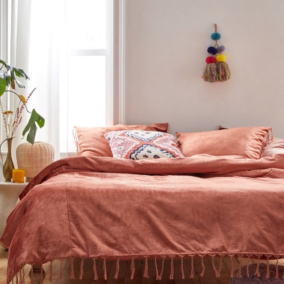 Urban Outfitters Other - Brand New Urban Outfitters Julienne Queen Size Velvet Duvet Cover Sold Out
